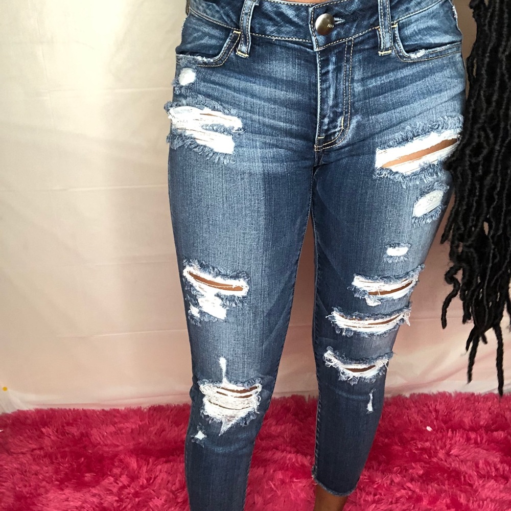 American eagle crop jeans
